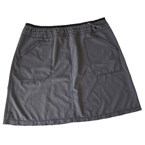 Aventura Athleisure Skirt Womens 10 Cinch Waist Large Pocket Summer Lightweight